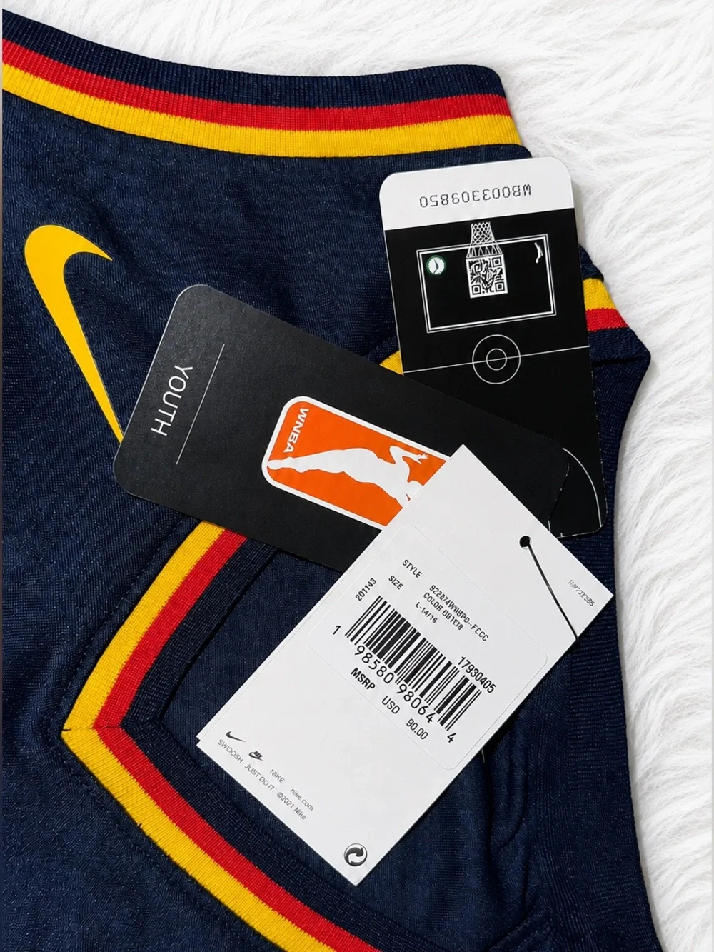 Nike Youth Indiana Fever Caitlin Clark #22 Explorer Jersey